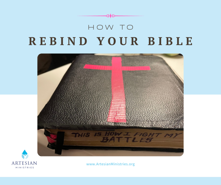 How to Rebind Your Bible (DIY Easy Steps) Artesian Ministries How to Rebind Your Bible (DIY Easy Steps) Artesian Ministries