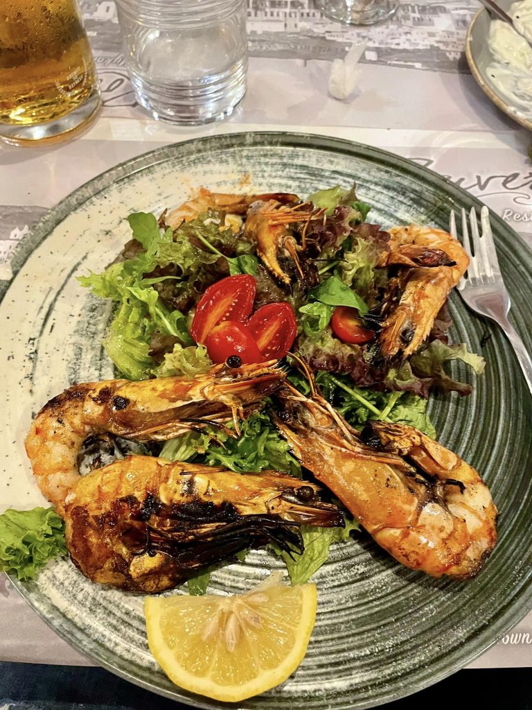 Seafood delight in Mykonos