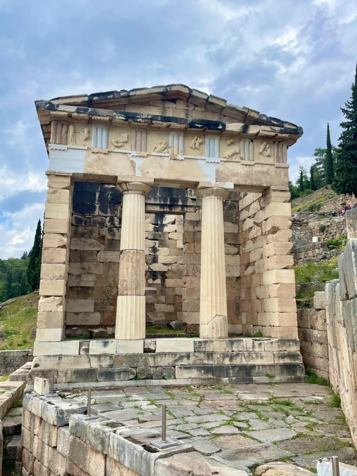 Treasury of Athenians, Delphi, Greece