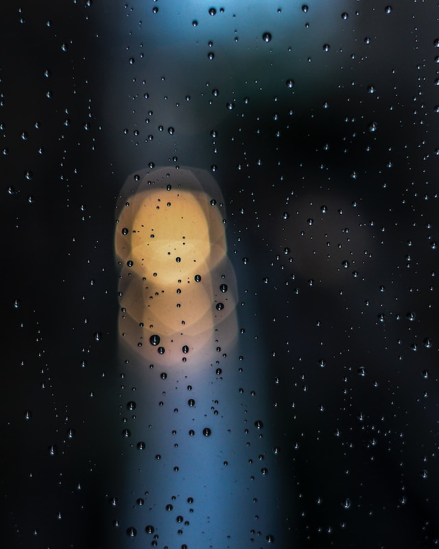 Rain with light