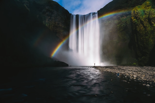 rainbow waterfall