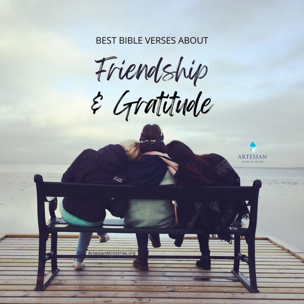 Bible verses about friendship and gratitude