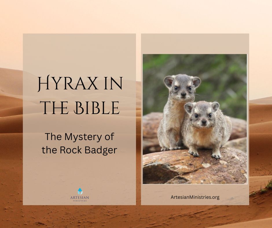 Hyrax in the Bible the mystery of the rock badger